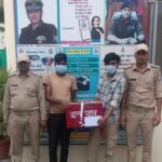मंदिर में चोरी की घटना को अंजाम देने वाले 2 शातिर चोरो को पुलिस ने किया गिरफ्तार