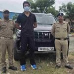 आवासीय कॉलोनी मे कार से स्टंटबाजी करना पडा भारी, पुलिस ने उतारी खुमारी, शान्ति भंग मे एक हुड़दंगी को किया गिरफ्तार, कार को किया गया सीज